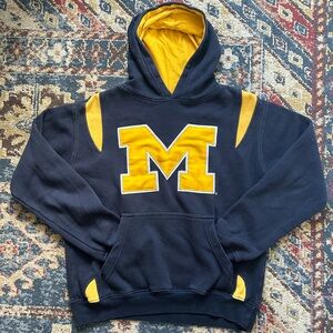 University Michigan Varsity Style Hoodie Size S (Tsi Sportswear)